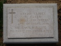 Struma Military Cemetery - Green, Frank